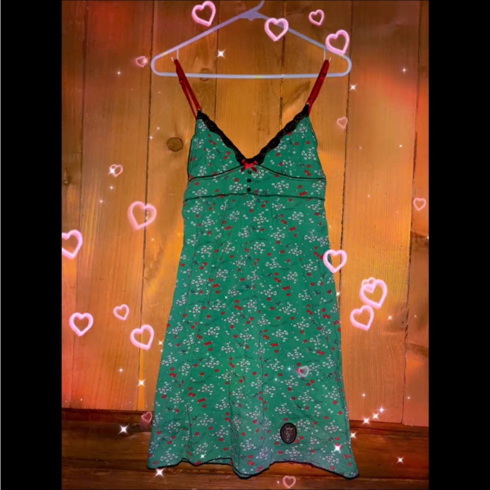Green bird Vive Maria dress 🐦💝